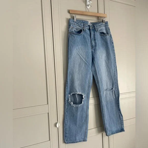 Princess Polly Holland Ripped High Rise Jeans - Picture 4 of 11